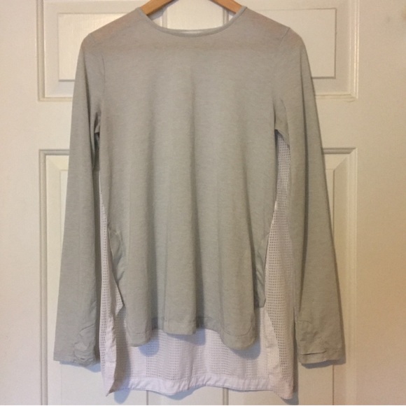 Derek Lam Tops - Derek Lam x Athelta long sleeve tee with mesh back